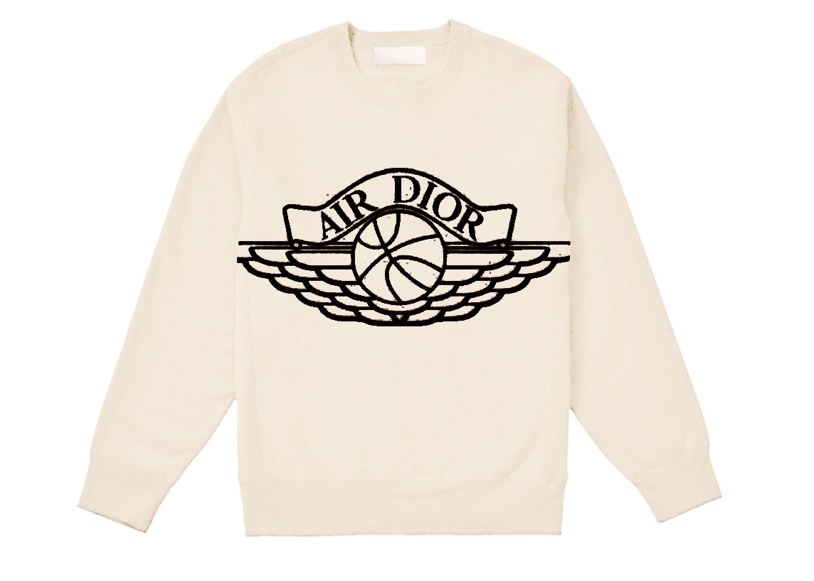 Dior x Jordan White Wings TShirt  Small  eBay